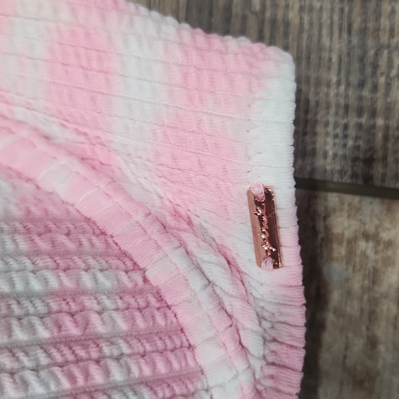 VICTORIA’S SECRET PINK CRINKLE PUSH-UP BIKINI TOP Medium - Picture 3 of 9